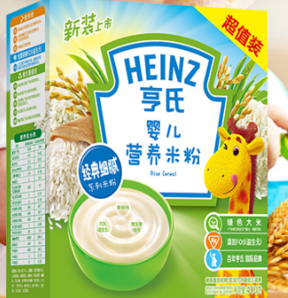 Heinz 亨氏 婴儿营养米粉325g 9.9元包邮（需用券）