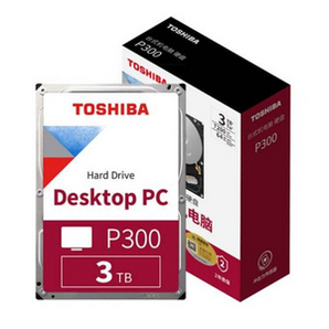 TOSHIBA 东芝 P300系列 7200转 64M SATA3 台式机硬盘 3TB 449元包邮（需用券）