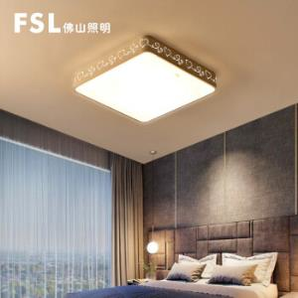 某东PLUS会员：佛山照明（FSL）吸顶灯卧室灯客厅灯调光变色欧式正方形 30W 美家 54022