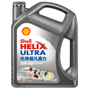 12日0点： Shell 壳牌 超凡喜力全合成机油 灰壳 Helix Ultra 5W-30 API SN级 4L 228元