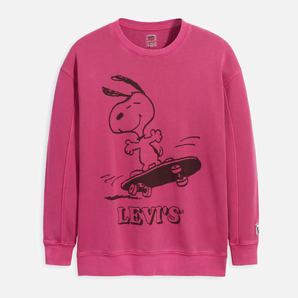 Levi's X Peanuts 李维斯史努比联名款 女士圆领卫衣