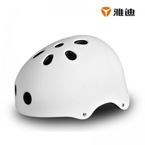 雅迪 电动车适配头盔男女通用夏季半盔 白色XL