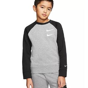 Nike耐克 Sportswear Swoosh双勾卫衣大童款