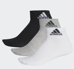 19日0点！ adidas 阿迪达斯 男女训练运动袜 3双装