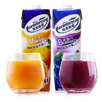 欢乐田园 蓝莓汁 1.5L+芒果汁 1.5L