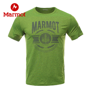 黑卡会员！Marmot 土拨鼠 H44259 男士速干短袖T恤 93元（包邮，立减）