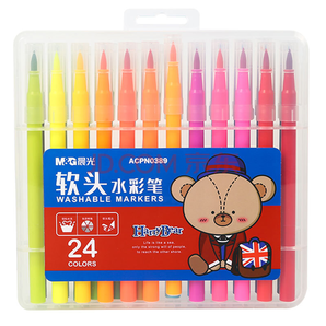 M&G 晨光 ACPN0389 软头水彩笔 24色 8.37元（需买5件，共41.87元）
