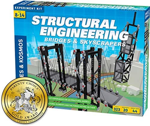 单件免邮，Thames & Kosmos 桥梁和摩天大楼建筑工程模型拼接玩具 到手267.28元