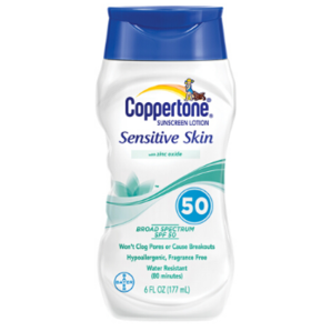 Coppertone 确美同 水宝宝 敏感肌温和防晒霜 SPF50 177ml 29元