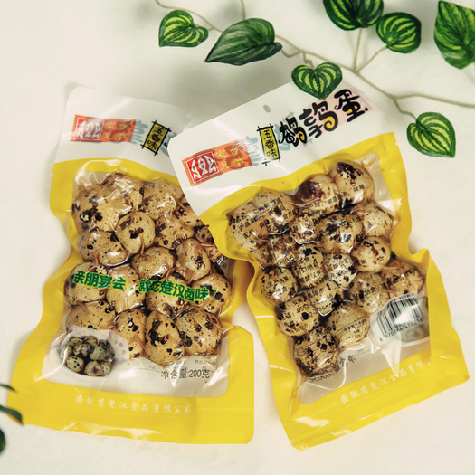 楚帅食品五香鹌鹑蛋卤蛋有壳真空袋装400g