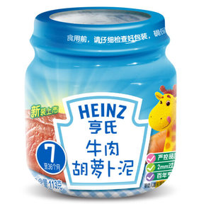 Heinz 亨氏 蔬果肉类混合泥 113g