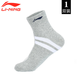 Lining 李宁 篮球袜 男 1双装 9.9元包邮（需用券）