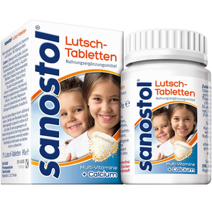  Sanostol 儿童钙片多种维生素咀嚼片 75粒