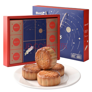 Hibake 谢小方系列 星月神话 苏式广式混合月饼礼盒 700g 29.9元（需用券）