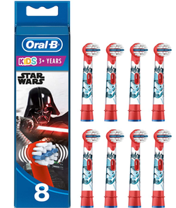 Prime会员：Oral-B 欧乐-B EB10 儿童电动牙刷替换刷头 星球大战 8只装