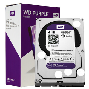 WD 西部数据 紫盘 4TB 监控级机械硬盘 WD40PURX