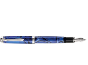 Pelikan 百利金 Souveran 帝王系列 M805 蓝色沙丘 18K金钢笔 F尖 直邮含税到手￥2141.68