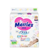 花王 Merries 婴儿纸尿裤 S88片 (S码增量装)