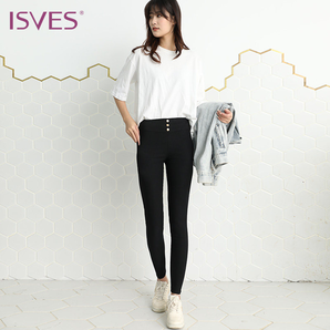 ISVES isves-011 黑色打底裤 19.9元包邮（需用券）