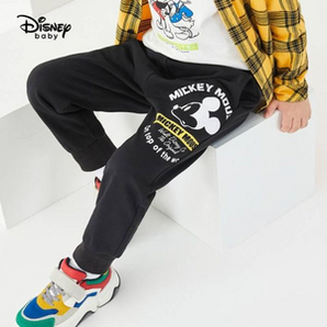 Disney baby 迪士尼 男女童针织运动长裤 常规款/加绒款 90~140cm