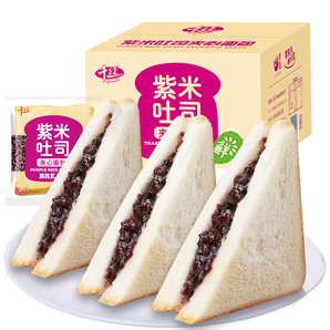 千丝 紫米奶酪面包 500g 8.8元包邮