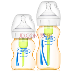 某东PLUS会员： Dr Brown's 布朗博士 婴儿宽口径PPSU奶瓶 150ml+270ml *2件 230.4元包邮（合115.2元/件）