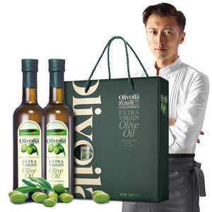 谢霆锋代言欧丽薇兰特级初榨橄榄油750ml2瓶