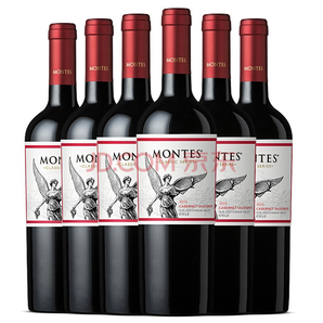 montes 蒙特斯 经典系列赤霞珠干红葡萄酒 750ml*6  