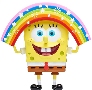 prime会员！SpongeBob SquarePants 正版nickelodeon 彩虹海绵宝宝手办 8英寸到手约￥172.26