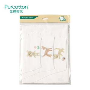Purcotton 全棉时代 婴儿纱布汗巾 25*50cm 3条/袋 19元包邮（2人拼购）