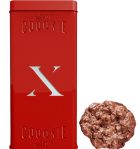 临期白 菜！Coookie9 经典红X罐 巧克力腰果曲奇饼干12g*10片