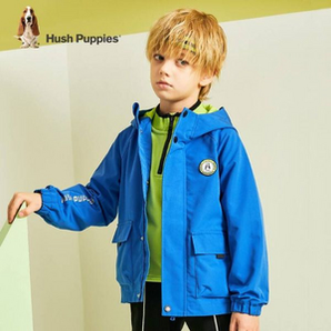 Hush Puppies 暇步士 男童中大童薄款风衣外套（105~170cm）多色