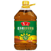 鲁花 食用油 低芥酸浓香菜籽油 3.68L  