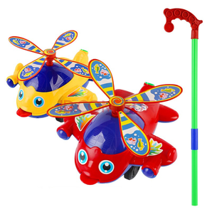  Delectation 宝宝单杆学步手推车小飞机玩具 365手推飞机（红/黄随机）