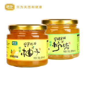 捷氏 蜂蜜柠檬/柚子茶 500g 23.9元包邮（需用券）