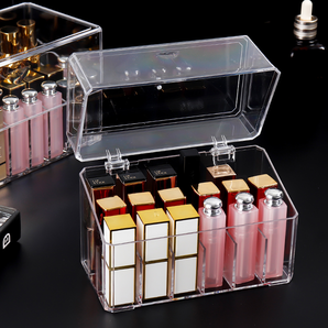 多格化妆品口红架整理盒透明 5.3元（需用券）
