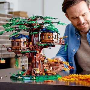 LEGO Ideas系列树屋 21318  益智积木玩具