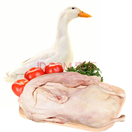 散养大白鸭净重2斤只2