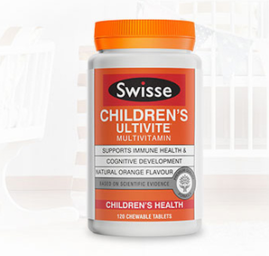 补充各种维生素！Swisse 儿童复合维生素120片