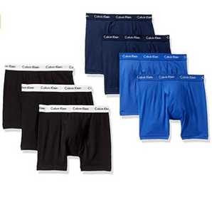 Calvin Klein 卡尔文·克莱恩 男士棉质经典四角内裤7条装 NU2666 到手217.73元