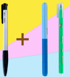 M&G 晨光 硬头大容量水彩笔1支+1支中性笔 1.1元包邮（需用券）