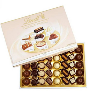 prime会员！Lindt 瑞士莲 创意甜点巧克力礼盒 400g   直邮含税到手￥152.19