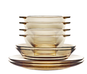 美国康宁 CorningWare 玻璃碗碟餐具套装 8件套