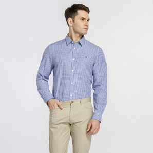 Calvin Klein 卡尔文·克莱 男式舒适长袖衬衫