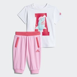 1日0点！ adidas 阿迪达斯 儿童休闲运动套装 129元包邮
