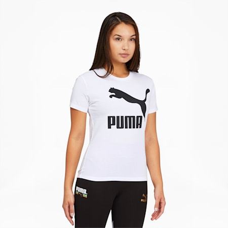 puma彪马logo女款短袖t恤多色