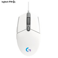 logitech 罗技 G102 第二代 LIGHTSYNC 有线鼠标 白色 79元（需用券）