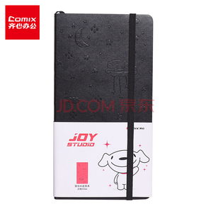 Comix齐心 ECC5913 A5笔记本 黑色 JOY STUDIO联名款 1.1元