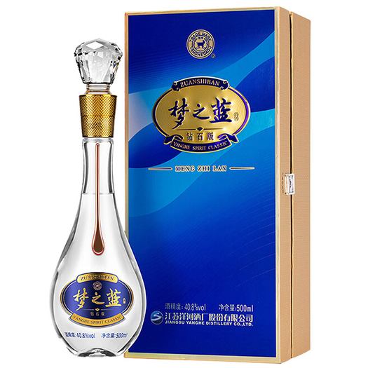super会员yanghe洋河蓝色经典梦之蓝钻石版408度500ml