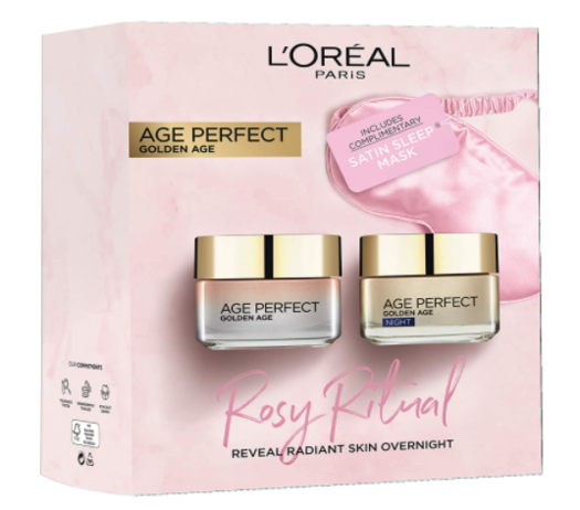 lorealparis欧莱雅ageperfect系列金致臻颜面霜套装礼盒装日霜50ml